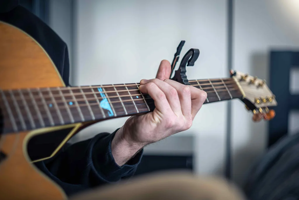 Using a Guitar Slide